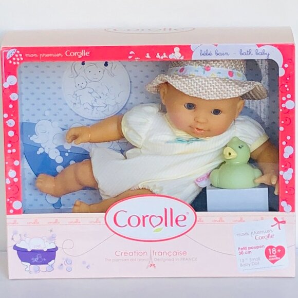Corolle Bath Baby Fresh Rivera Doll w/Little Bath Duck 12"-30cm New in Box - Picture 7 of 12